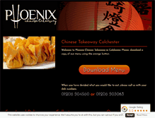 Tablet Screenshot of phoenixtakeaway.com